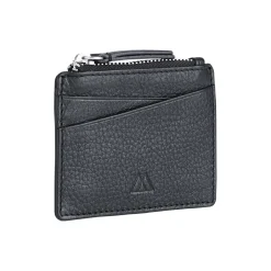 Frey Zip Card Holder, grain black