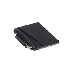 Frey Zip Card Holder, grain black