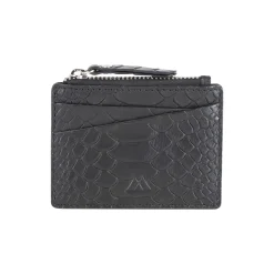 Frey Zip Card Holder, snake black