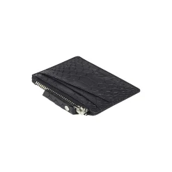 Frey Zip Card Holder, snake black