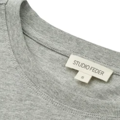 Freya langærmet T-shirt, grey melange