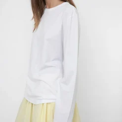 Freya langærmet T-shirt, white