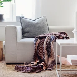 FRI Throw, by the fire