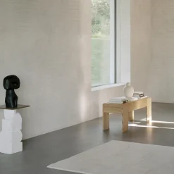 Geometric Maze gulvtæppe, beige