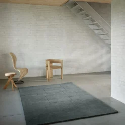 Geometric Maze gulvtæppe, moss