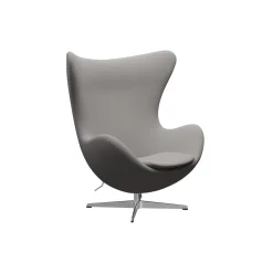 Ægget™ 3316 loungestol, Christianshavn 1121 beige/satin brushed aluminium