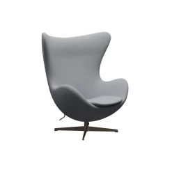 Ægget™ 3316 loungestol, Christianshavn 1170 light grey uni/brown bronze