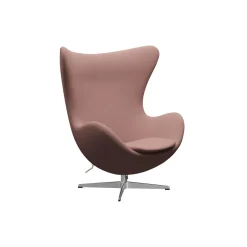 Ægget™ 3316 loungestol, Christianshavn 1131 orange/red/satin brushed aluminium