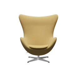 Ægget™ 3316 loungestol, Christianshavn 1110 yellow/satin brushed aluminium