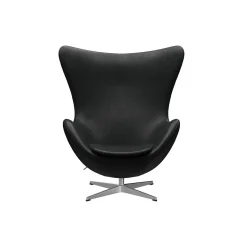 Ægget™ 3316 loungestol, Grace black/satin brushed aluminium