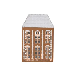 Gingerbread lyshus stor, brun