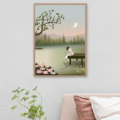 GIRL ON THE BRIDGE plakat