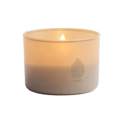 Glass Candle, beige