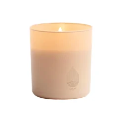 Glass Candle, beige