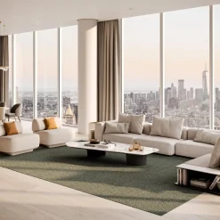 Goose Eye Icon XL gulvtæppe, timber green 735