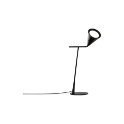 GORDON bordlampe, mat sort/sort krom