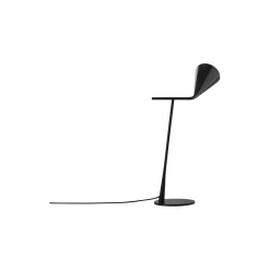 GORDON bordlampe, mat sort/sort krom