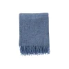Gotland uld plaid, infinity blue
