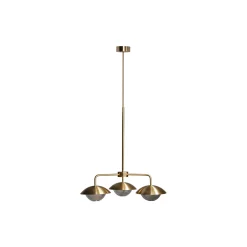 Grace 3 Chandelier, brass