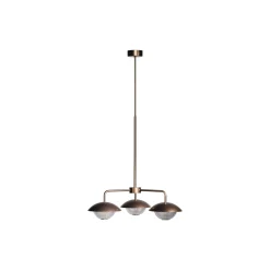 Grace 3 Chandelier, bronze