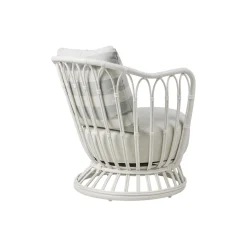 Grace Outdoor Lounge Chair, alabaster white
