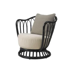 Grace Outdoor Lounge Chair, black