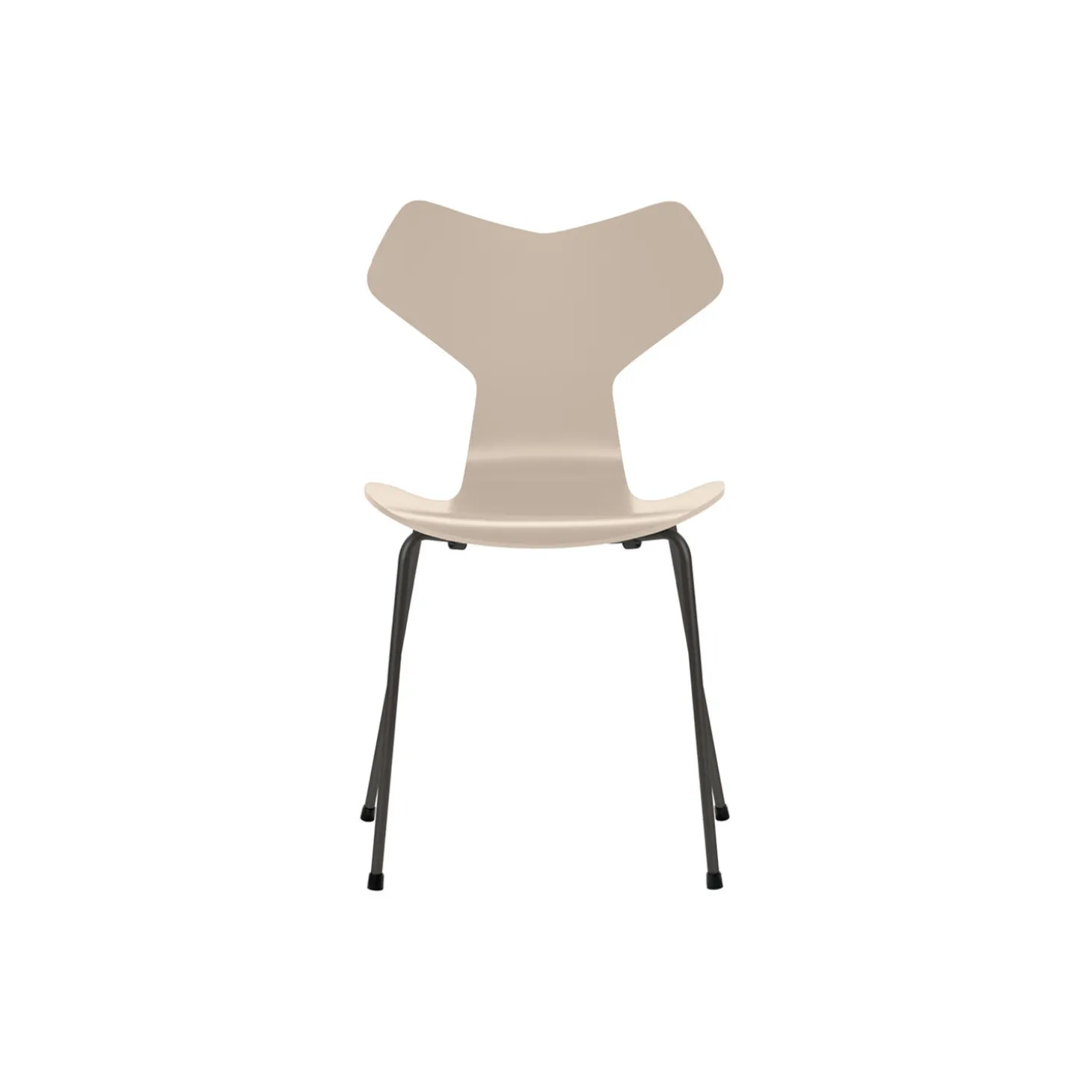 Grand Prix™ 3130 fuldlakeret stol, light beige/warm graphite