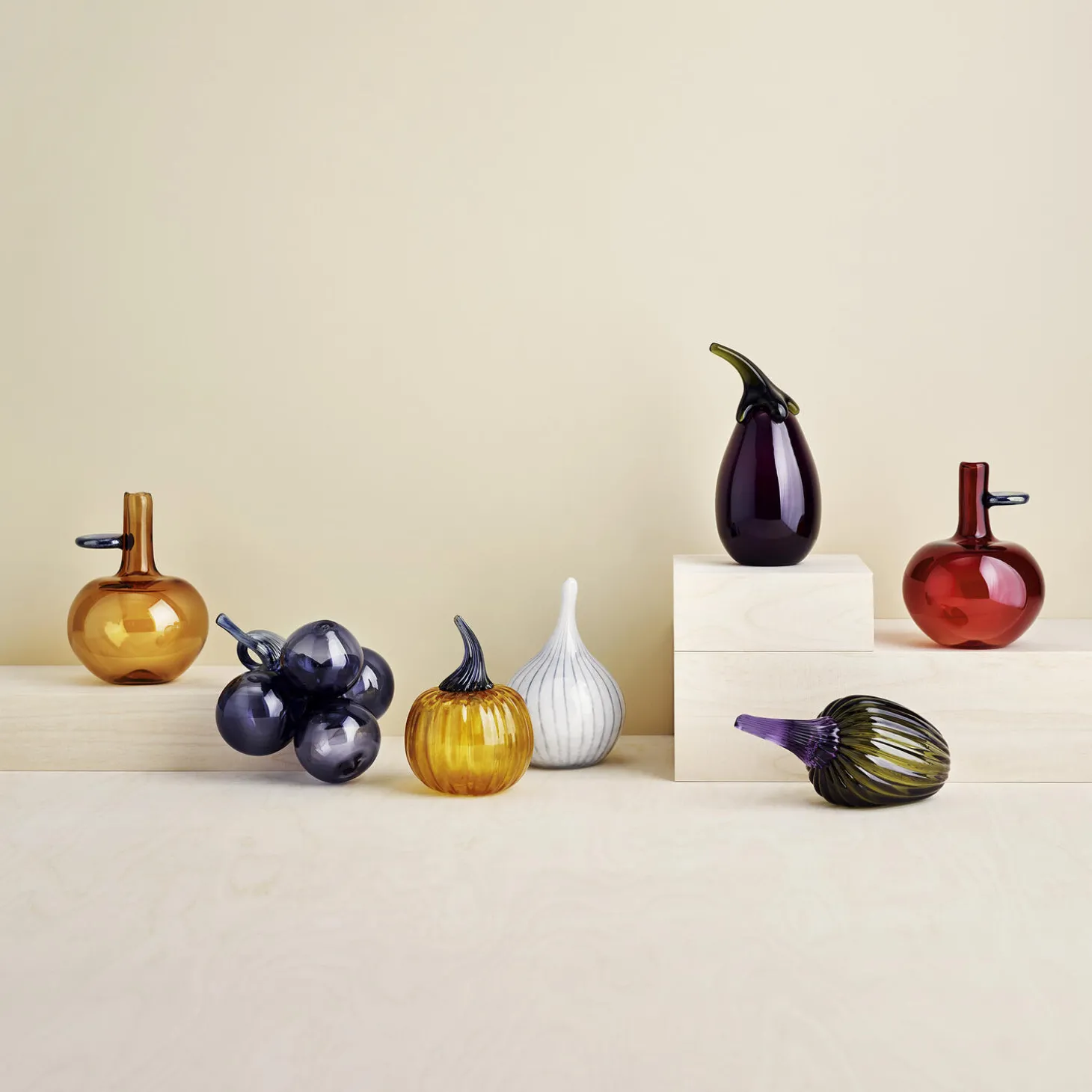 Grape glasfigur, rain