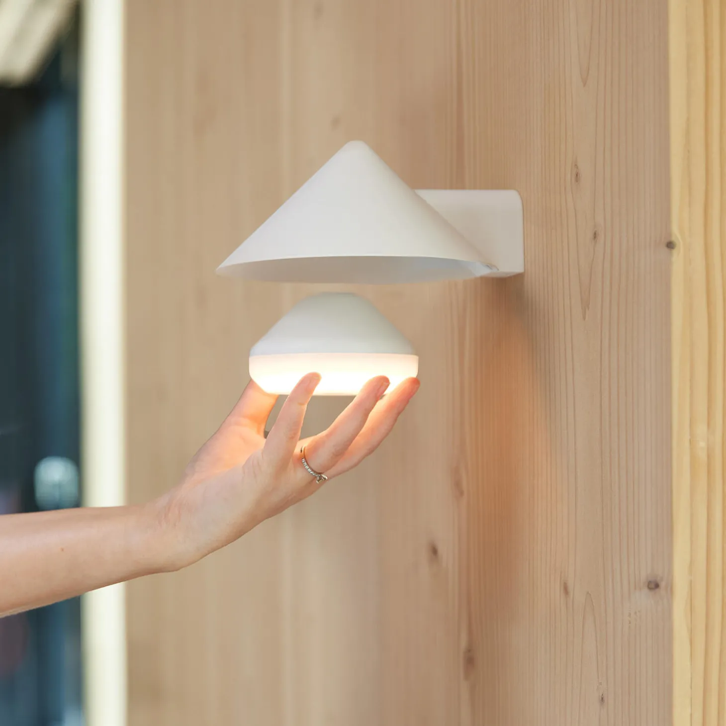 Grasp Wall Lamp, matt white
