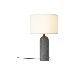 Gravity Table Lamp, grey marble/white