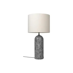 Gravity XL Floor Lamp, grey marble/canvas