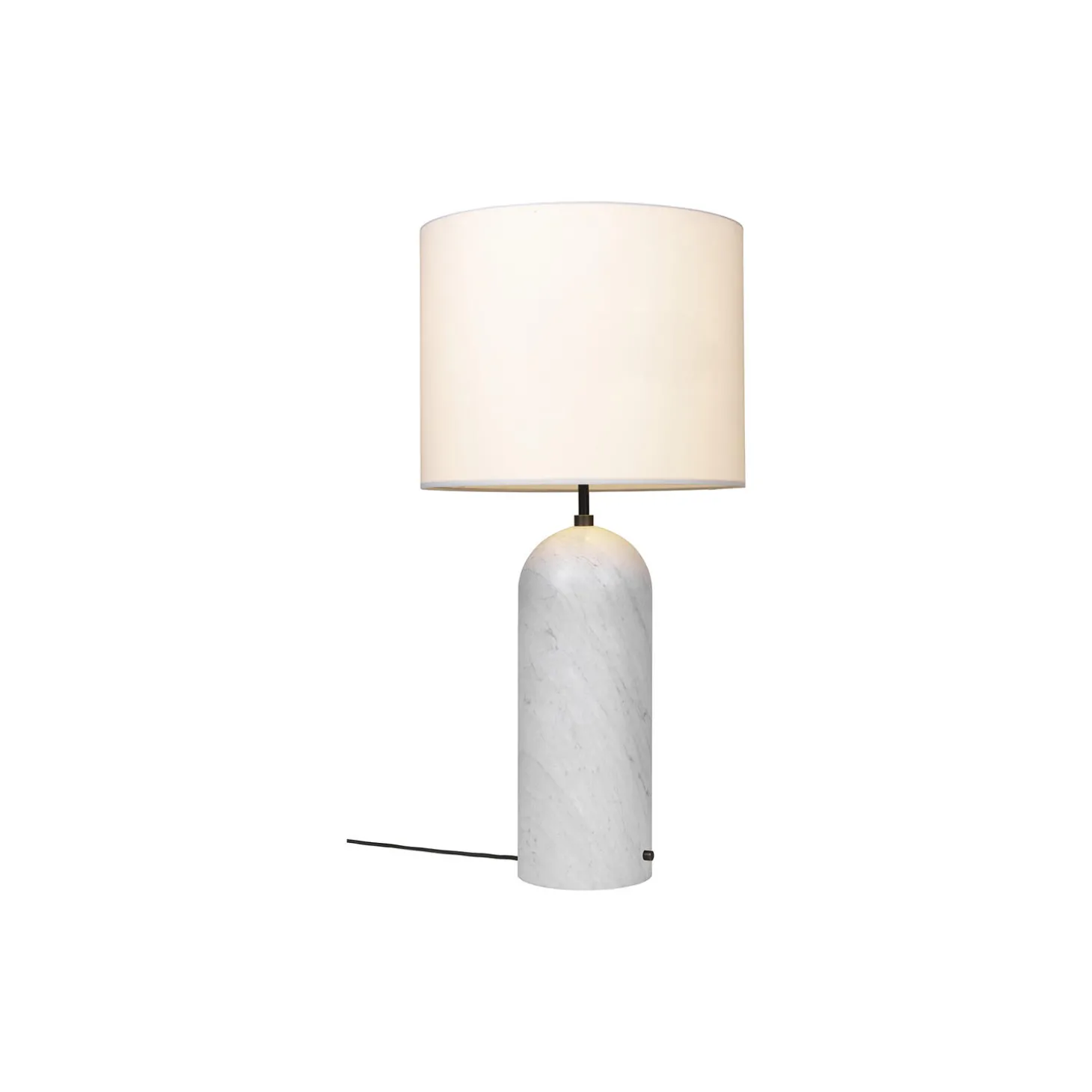 Gravity XL Floor Lamp, white marble/white