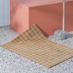 Grid Chocolate Strawberry dørmåtte