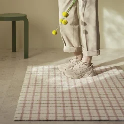 Grid Lime Candycane dørmåtte