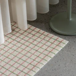 Grid Lime Candycane dørmåtte