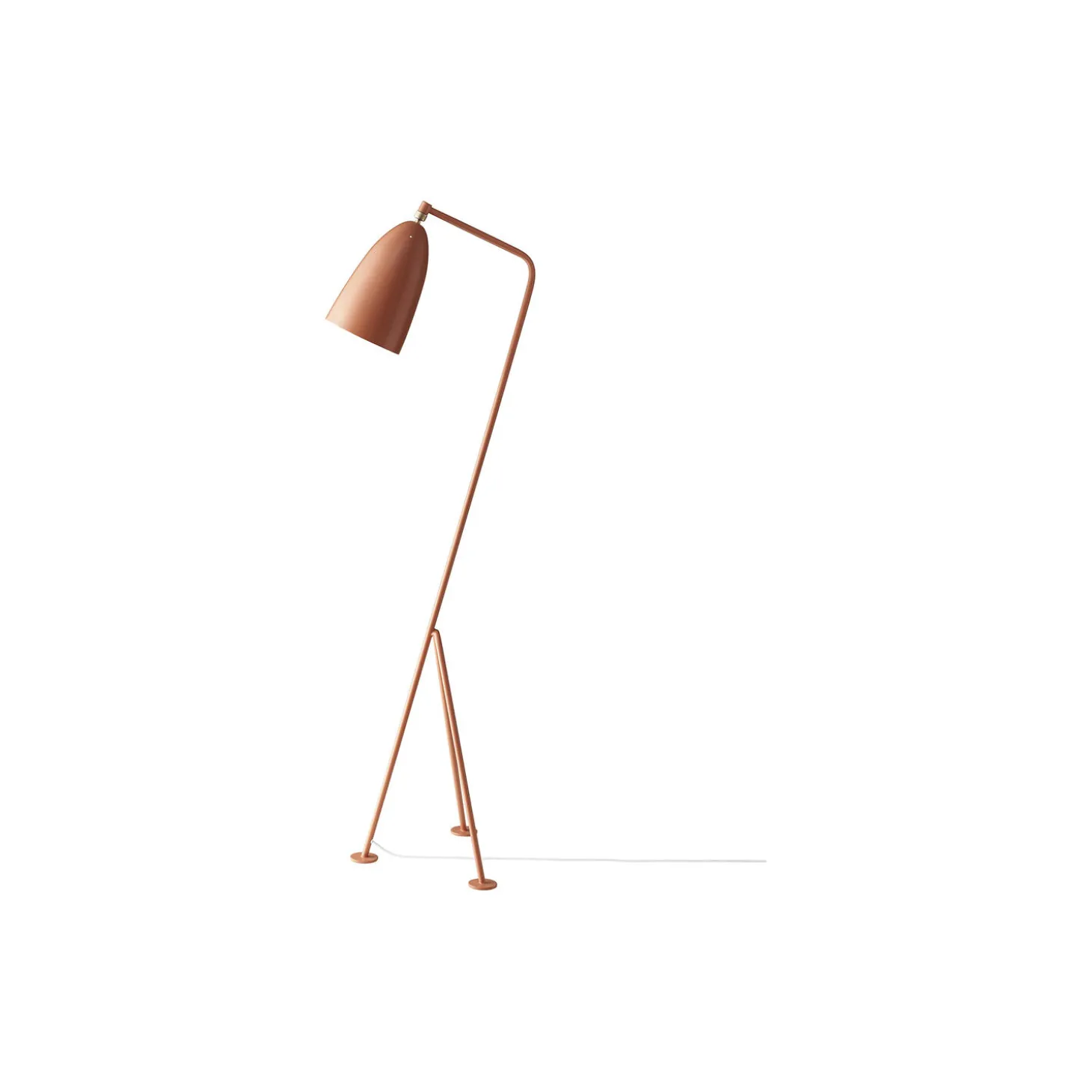 Gräshoppa Floor Lamp, vintage red semi matt