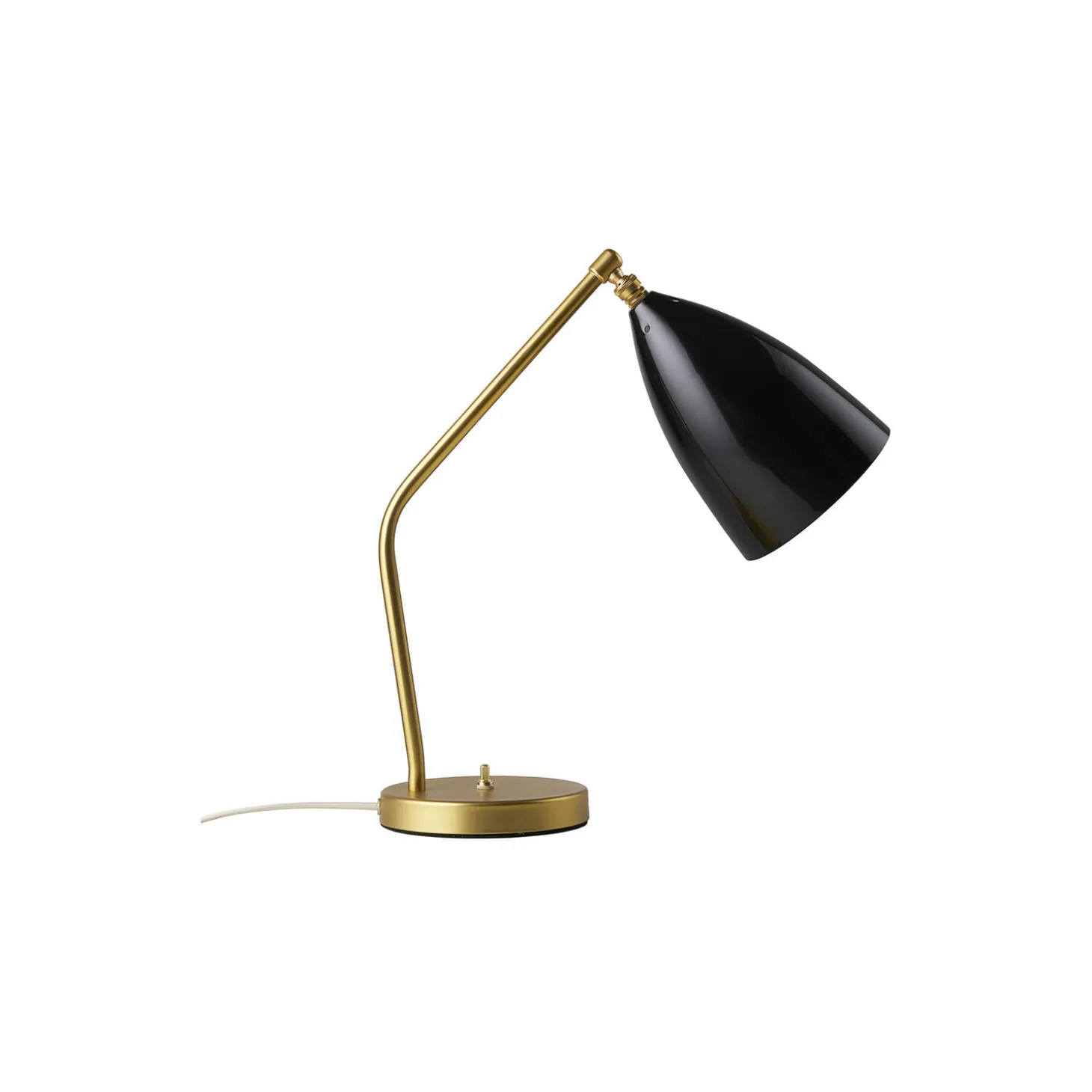 Gräshoppa Table Lamp, black glossy
