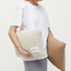 Haima Pillow, pure ecru