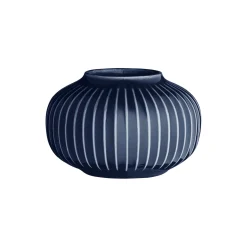 Hammershøi fyrfadsstage, indigo