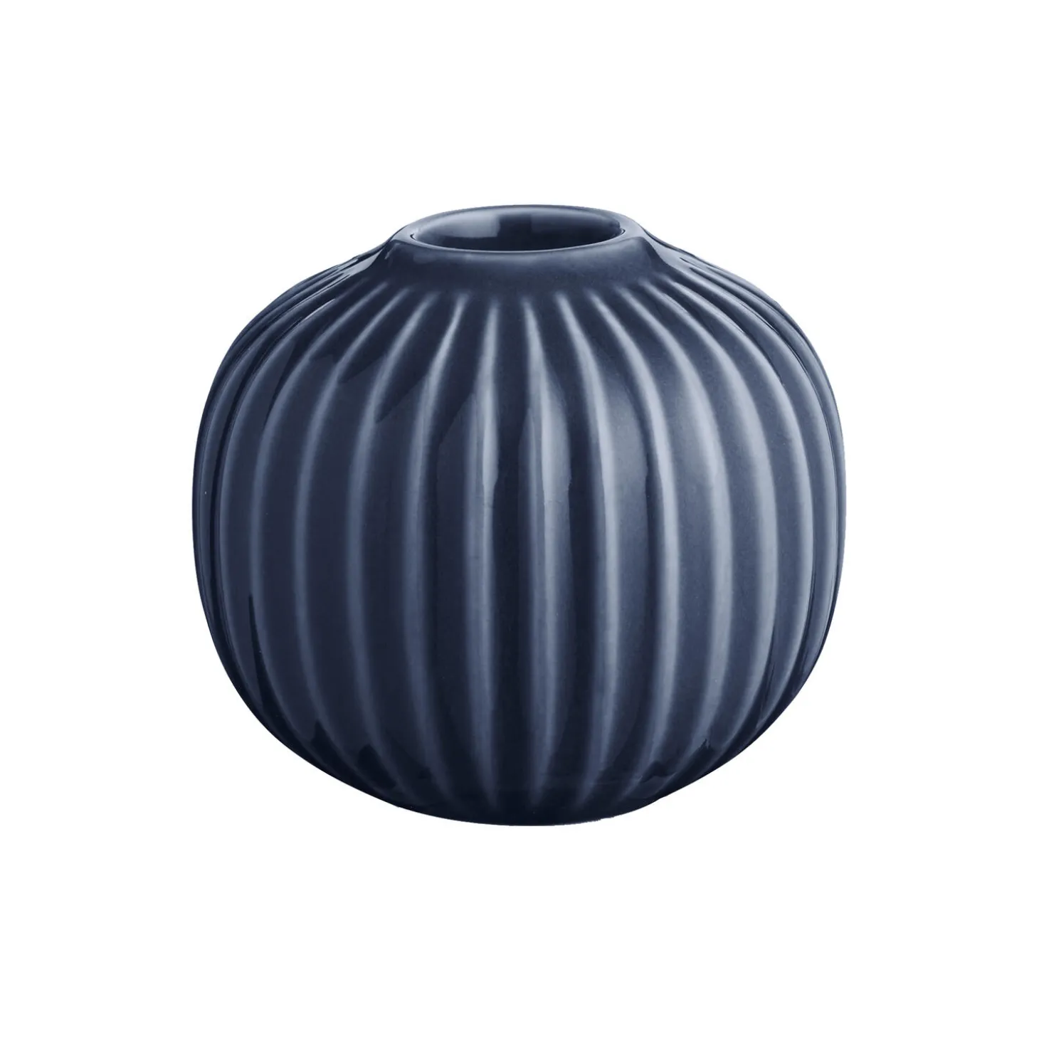 Hammershøi lysestage, indigo