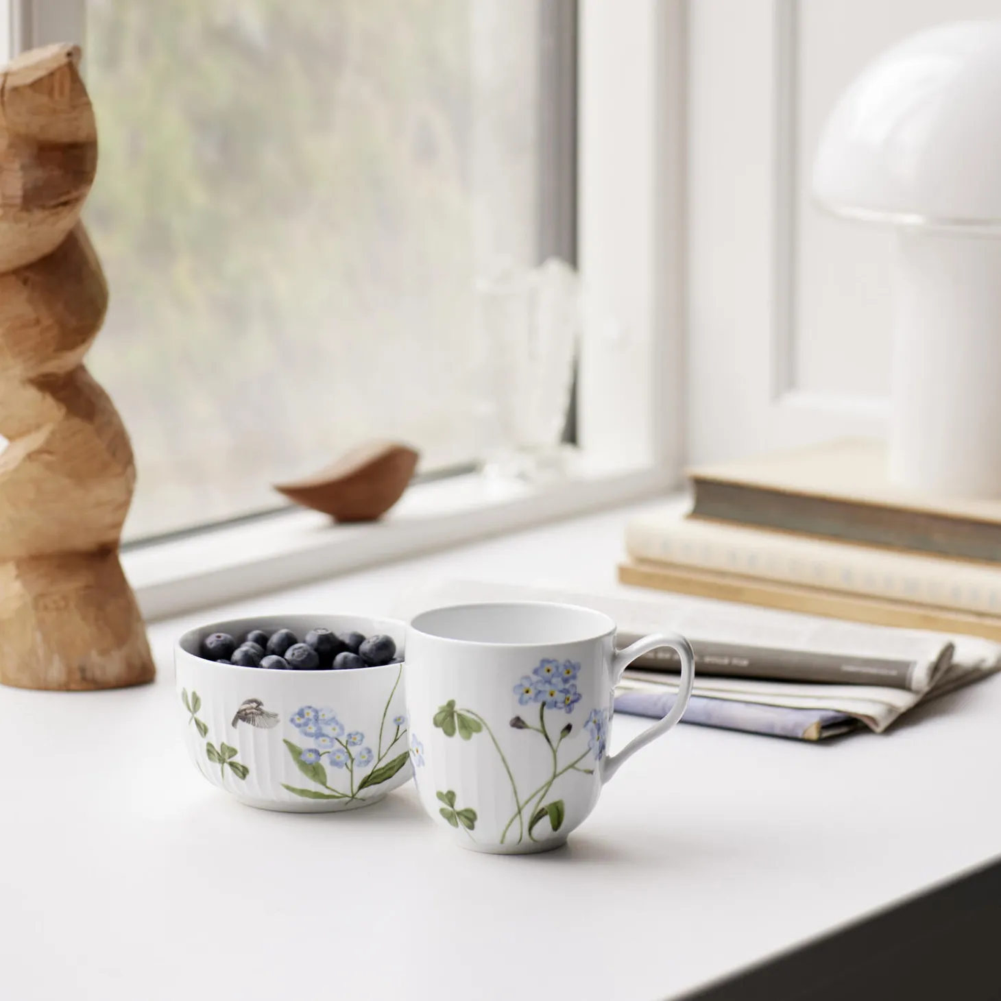 Hammershøi Summer krus, forglemmigej