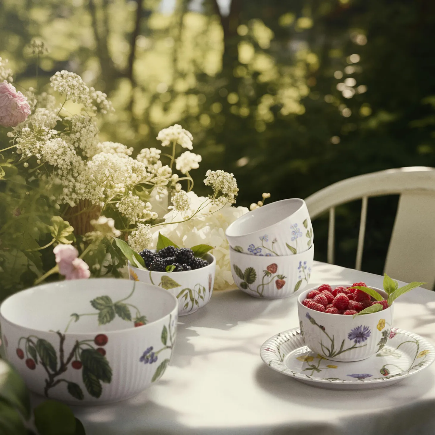 Hammershøi Summer skål, forglemmigej