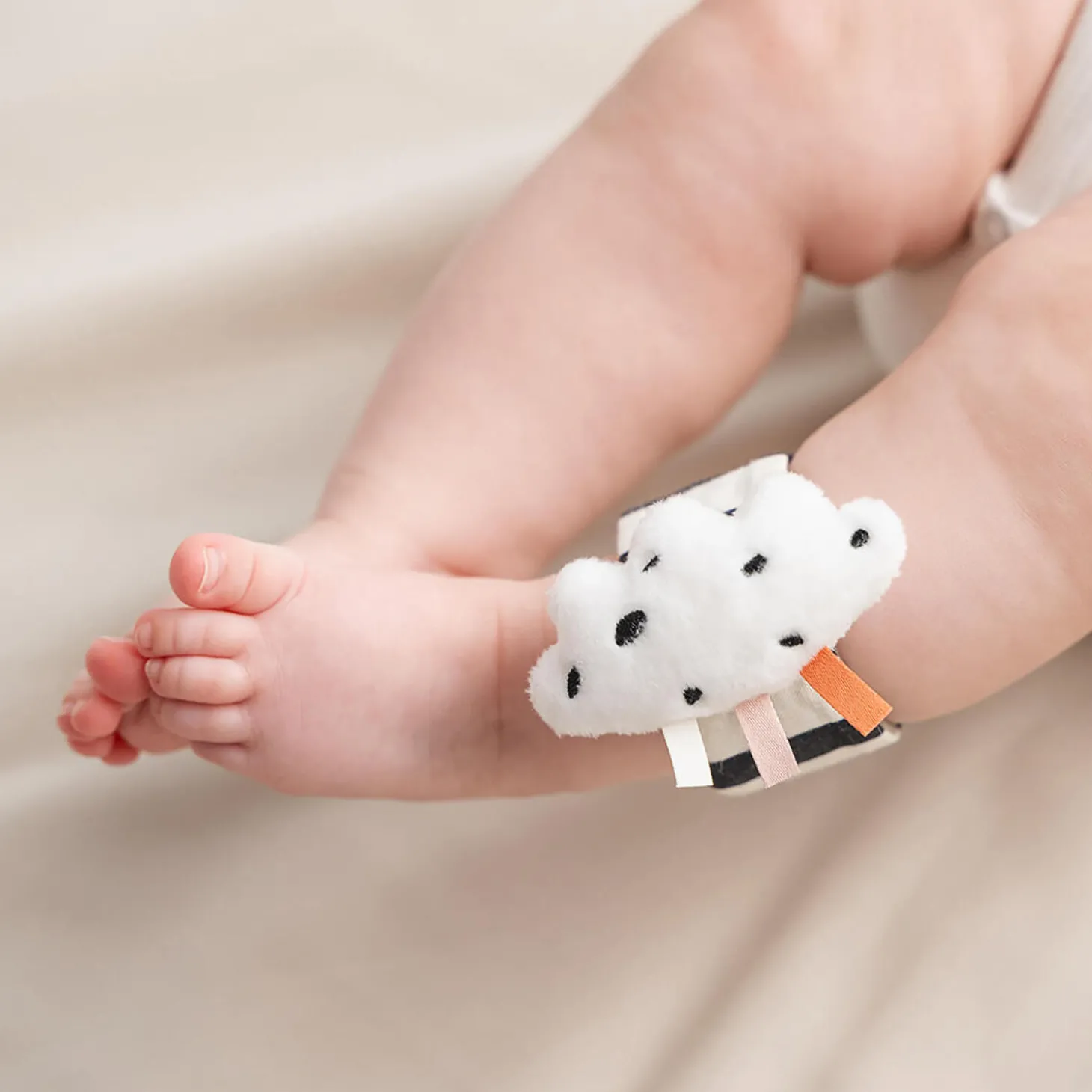 Happy Clouds håndledsranglesæt 2 stk., powder