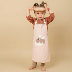 Happy Clouds vandtæt børneforklæde, powder