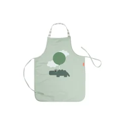 Happy Clouds vandtæt børneforklæde, green