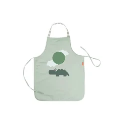 Happy Clouds vandtæt børneforklæde, green