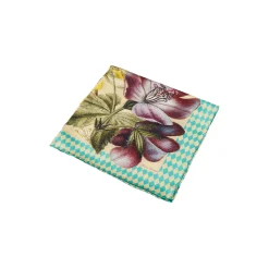 Harlequin Flower silketørklæde