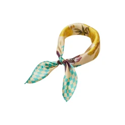 Harlequin Flower silketørklæde