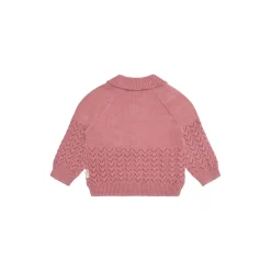 Hccilja Embroidery Cardigan, dry rose