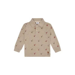 HCStevie Space Embroidery Polo, biscuit